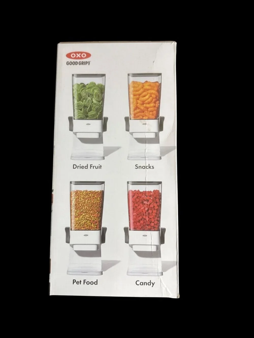 OXO Good Grips Countertop Cereal Dispenser White Kitchen Storage NIB New in Box